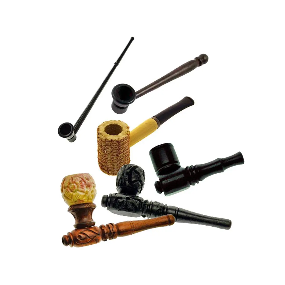 Pipes en bois Roulette