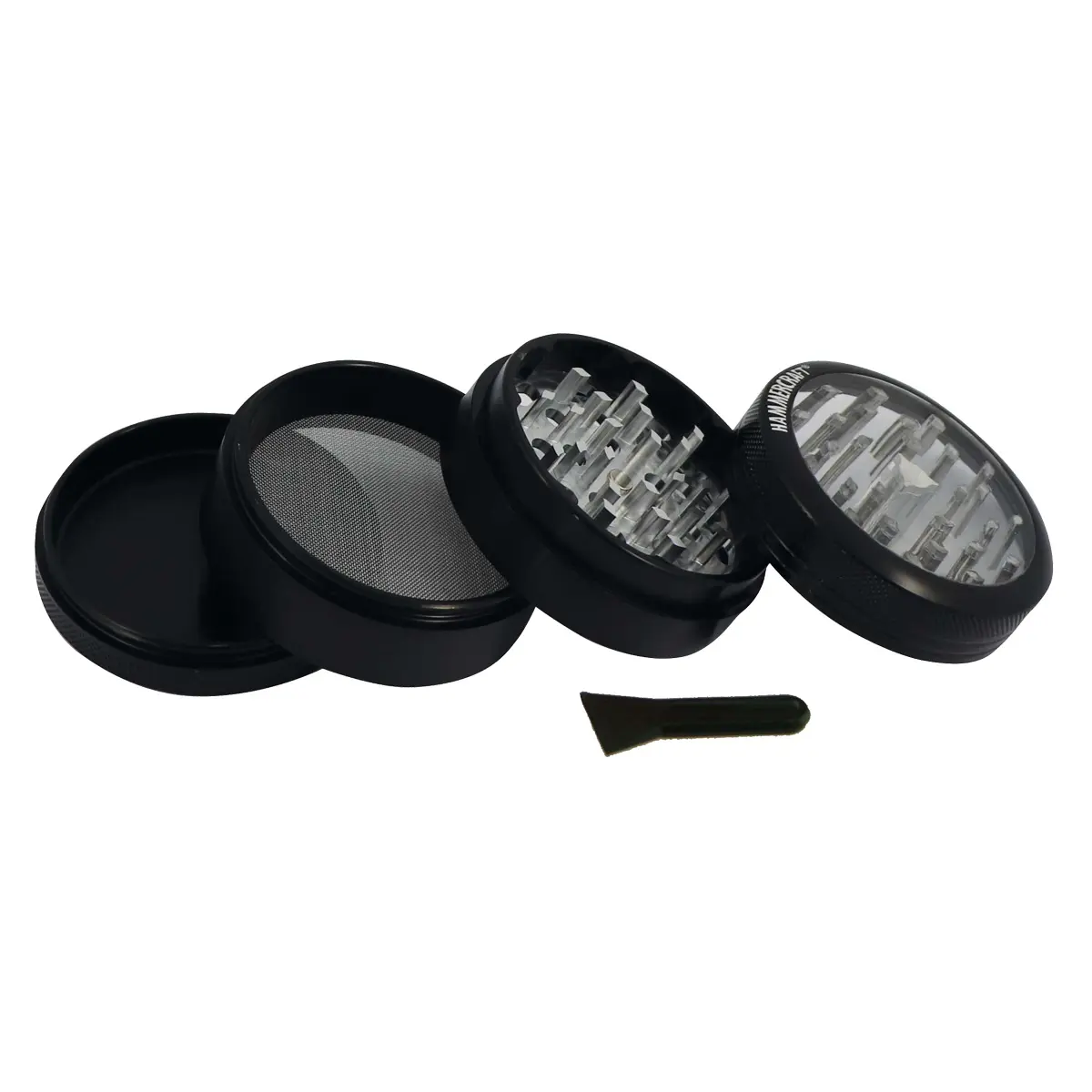 Grinder Hammercraft avec fenêtre en verre 4 parties 63 mm