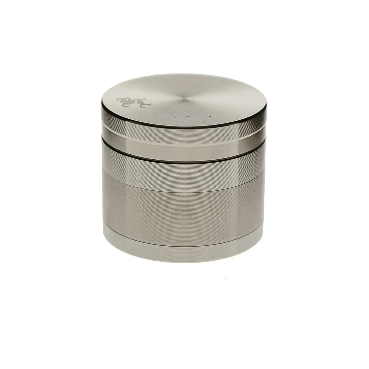 Grinder Black Leaf en acier inoxydable 4 pièces - 38 mm