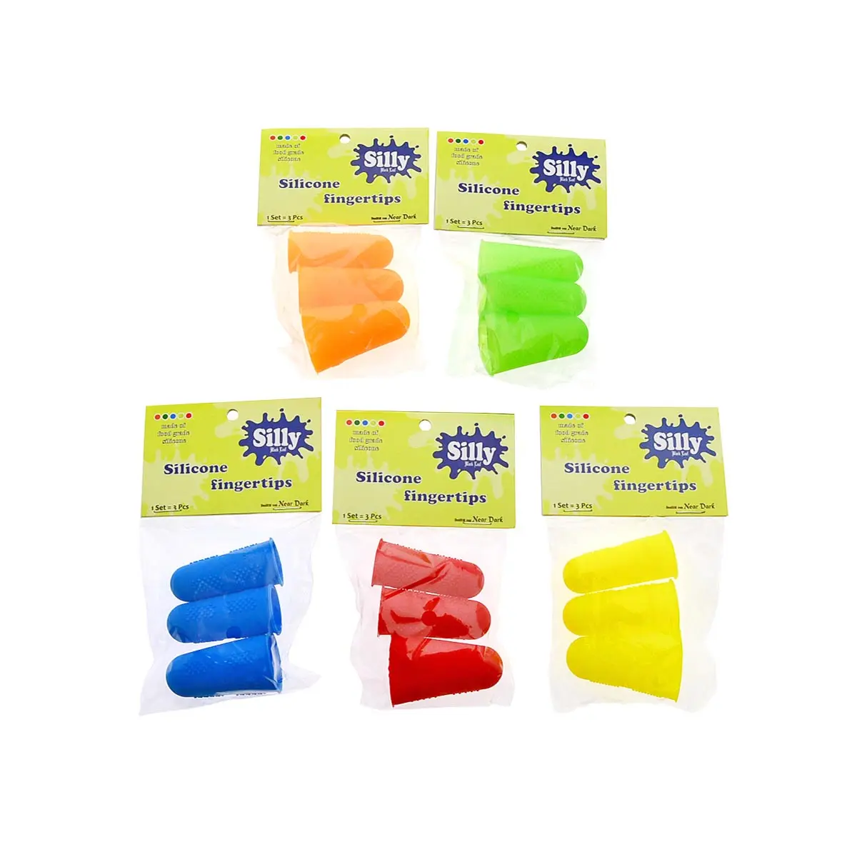 Black Leaf Silly protection des doigts en silicone