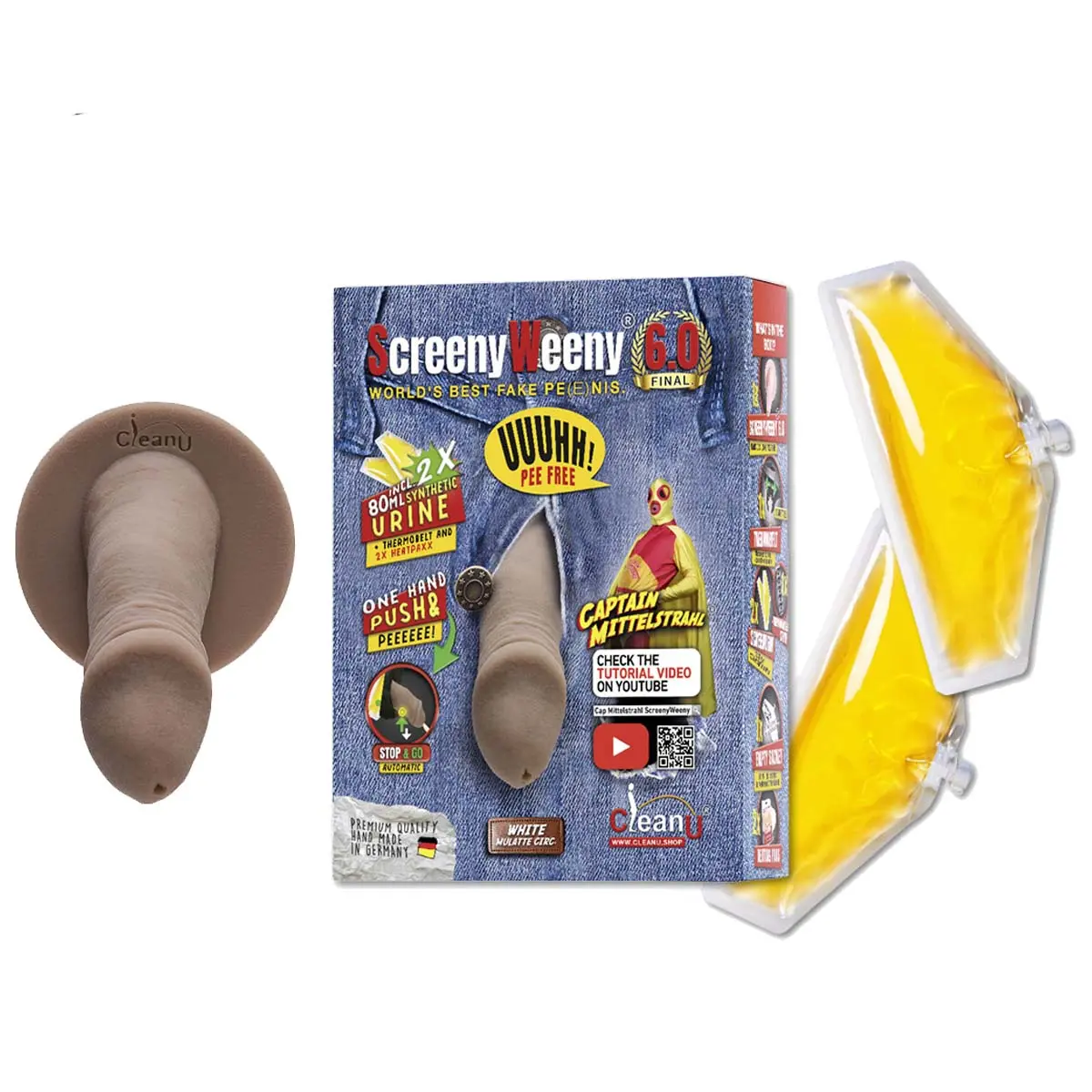 Screeny Weeny 6.0 blanc mulâtre - Circoncis