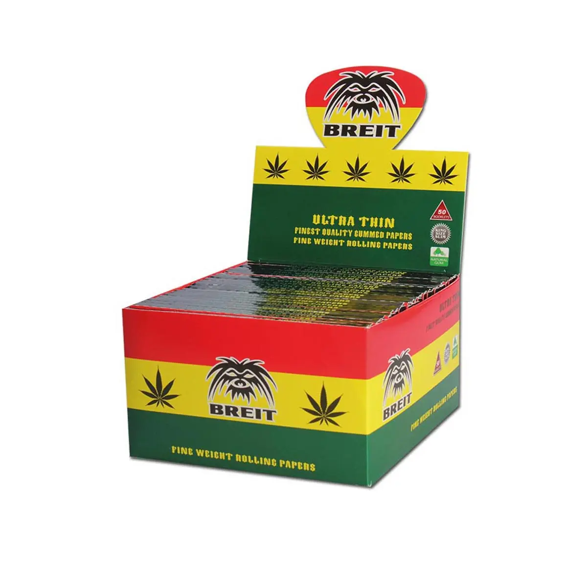 Breit Longpapers 'Rasta' - 50x