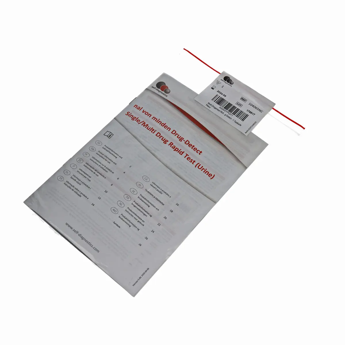 Multi-6 test de dépistage de drogues