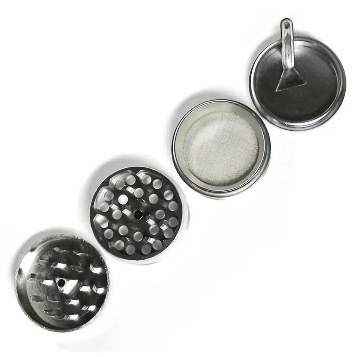 Grinder rainuré en aluminium