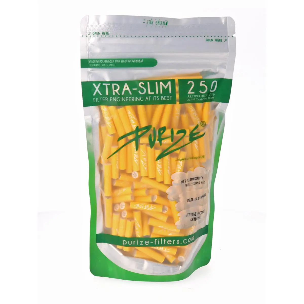 PURIZE® – XTRA Slim Size 250 jaune
