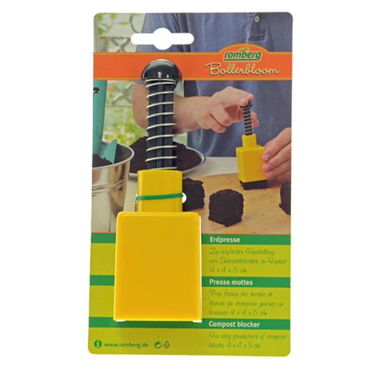 Presse mottes, 4 x 4 x 5 cm