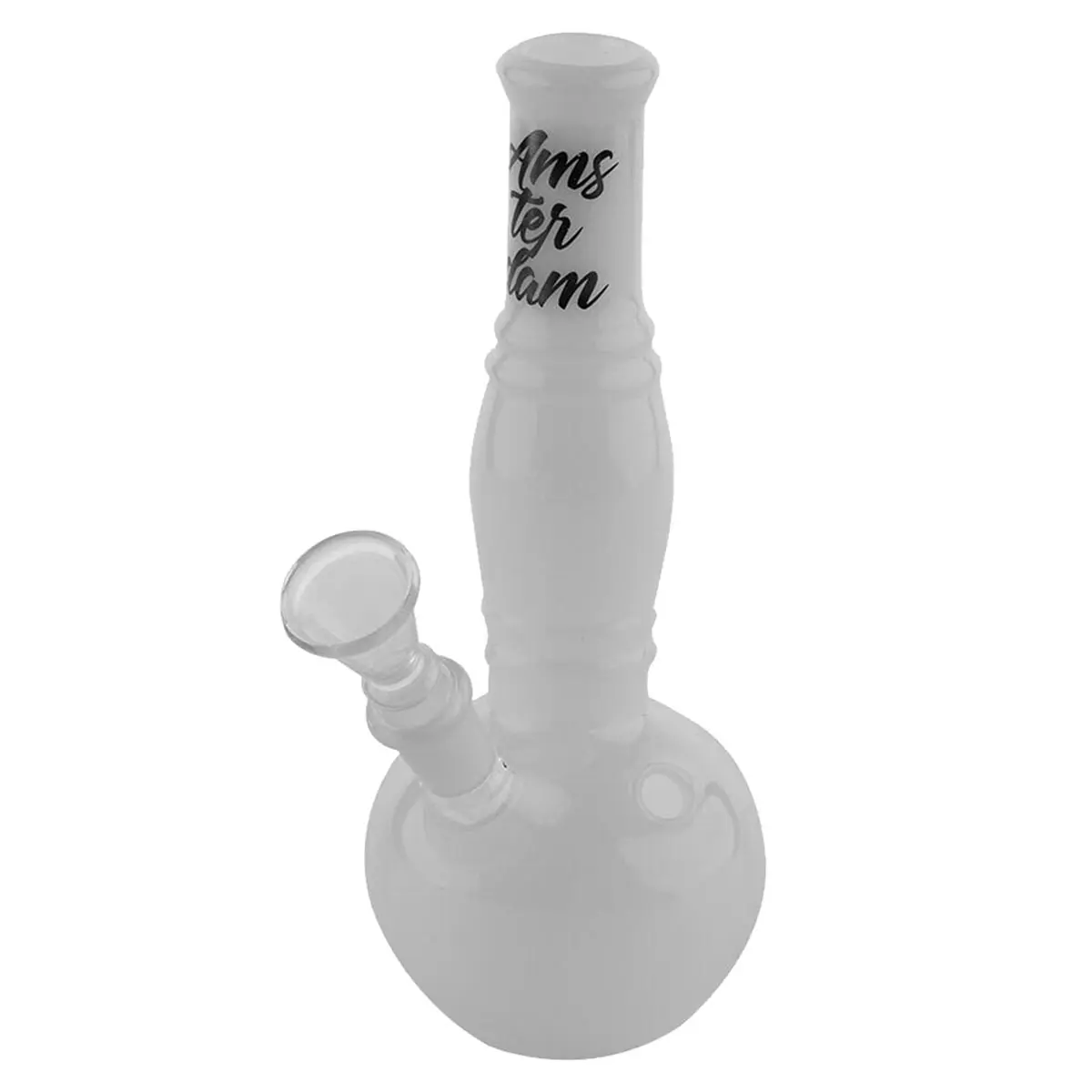Amsterdam Mini Bong avec rainures mat 20cm 14,5