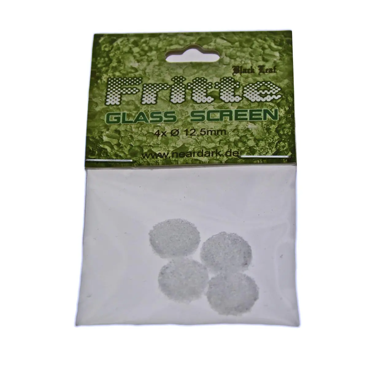 Black Leaf pipe grilles en verre fritté - 18mm