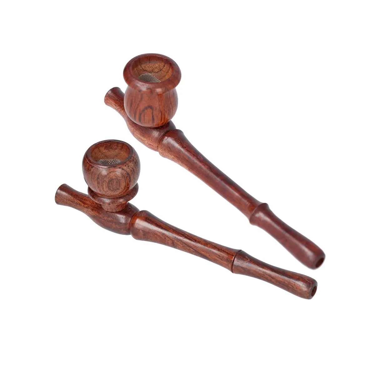 Pipe en bois avec bol à vis 15cm