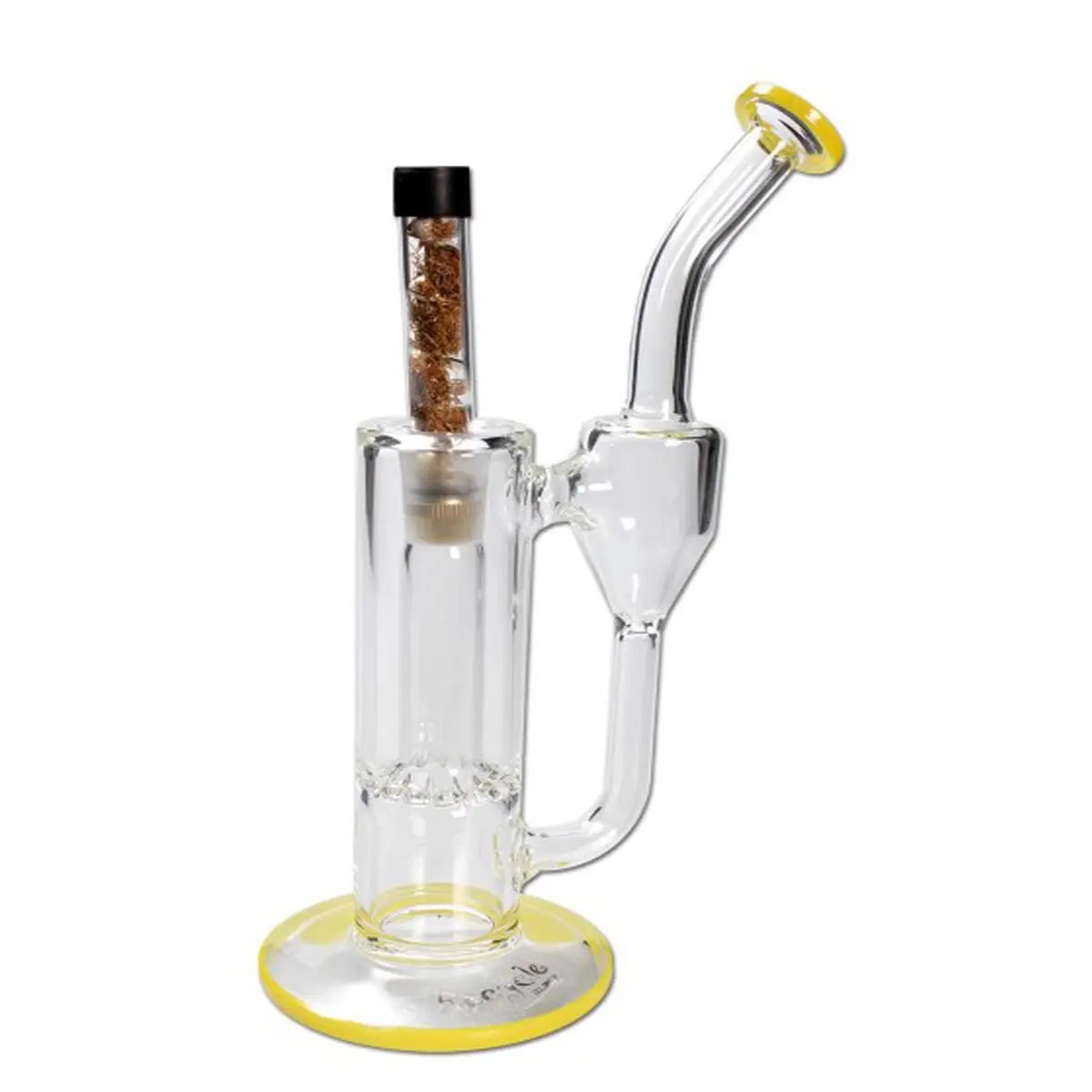 V12 Twisty Quartz Blunt - pipe en verre quartzeux