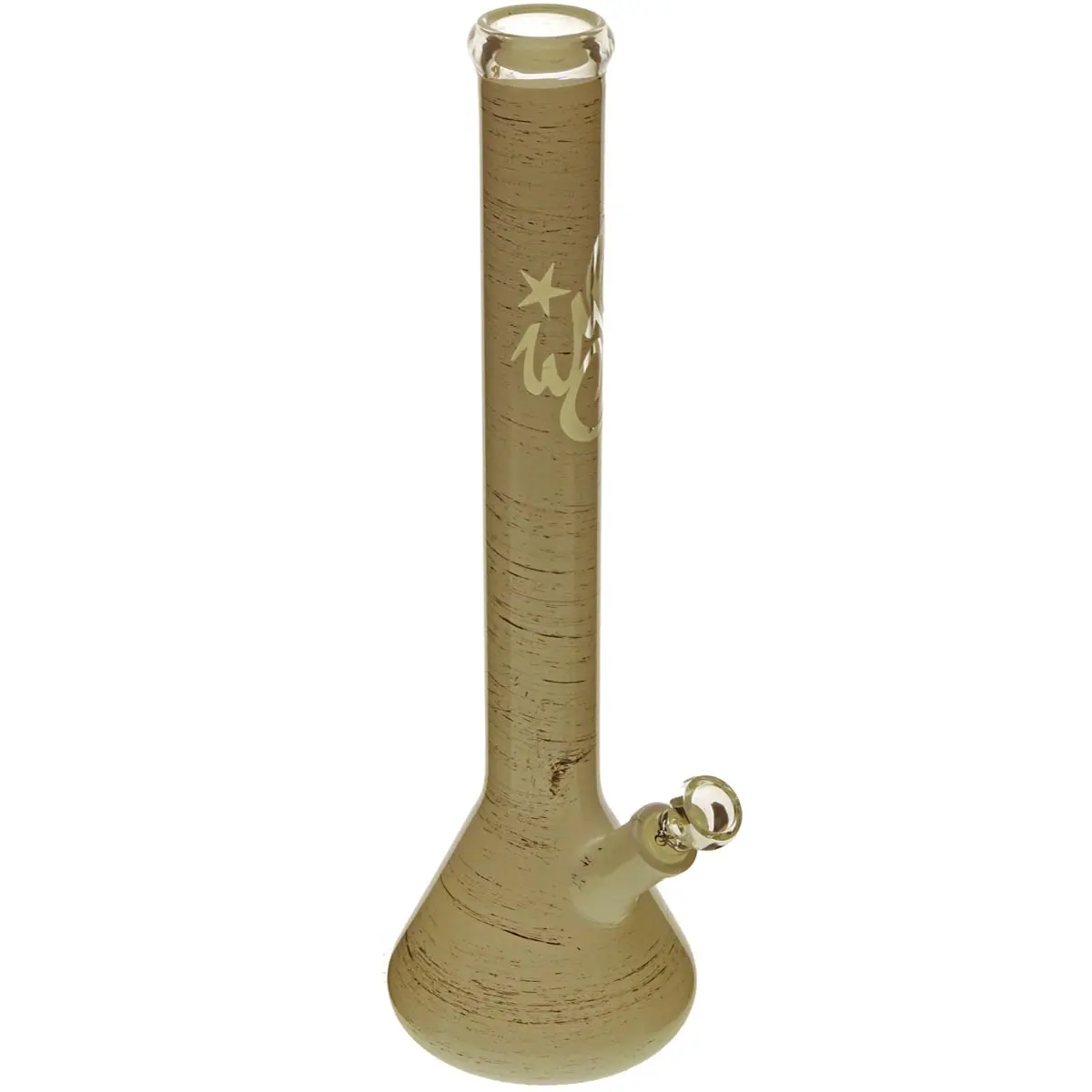 Bong Erlenmeyer Weedstar 40cm BrightColor blanc