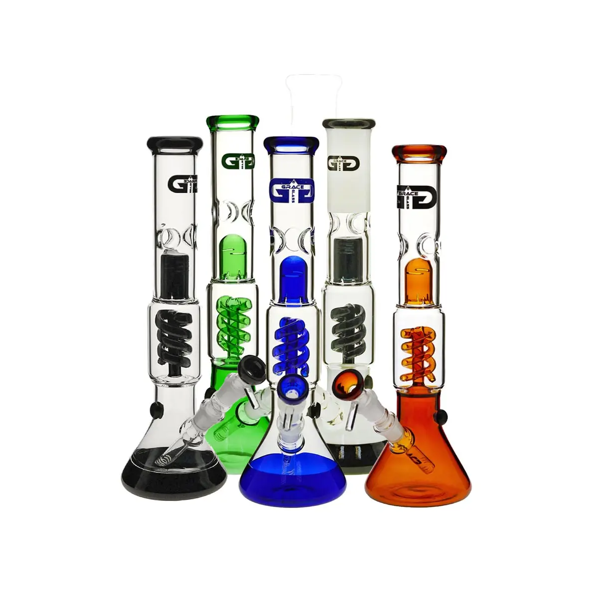 Grace Glass Bong en verre "Lizzy" 35cm