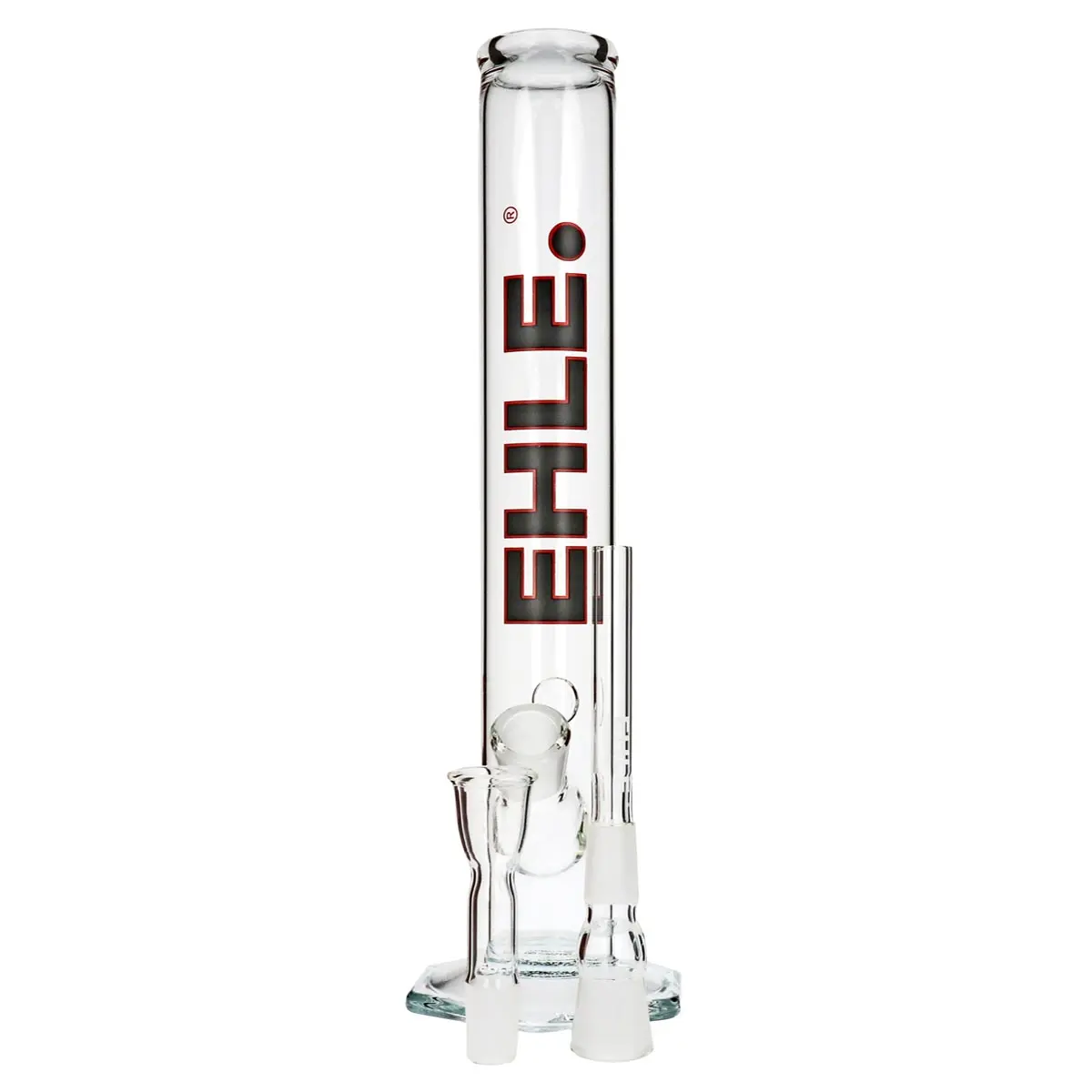 Ehle Bang droite 500ml 18,8mm - noir-rouge