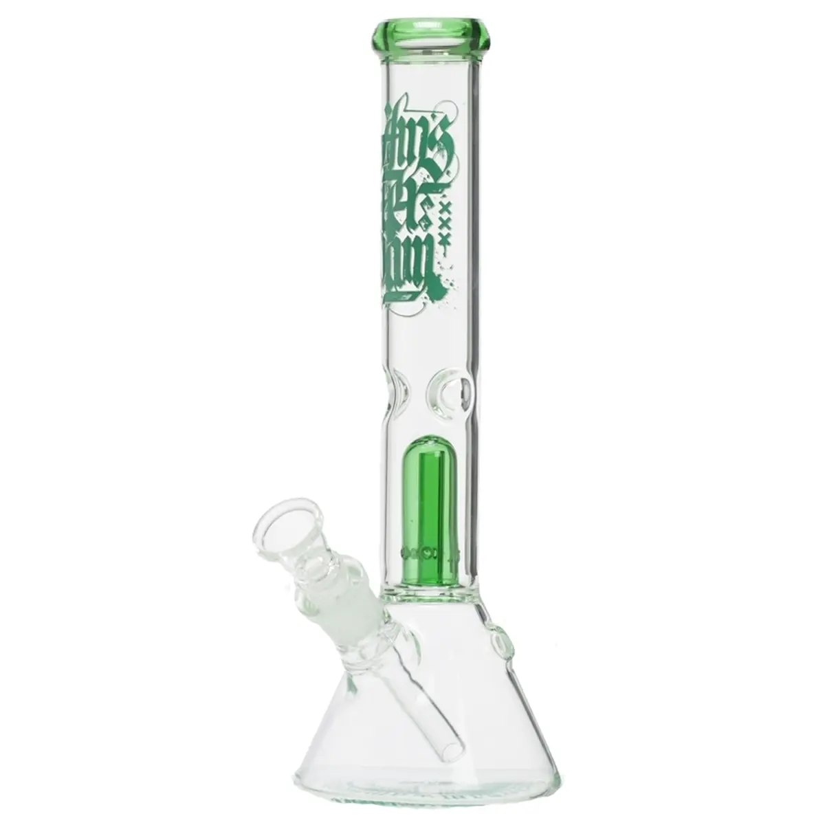 Amsterdam XXX Bong Erlenmeyer - 18,8 mm, 30cm - vert