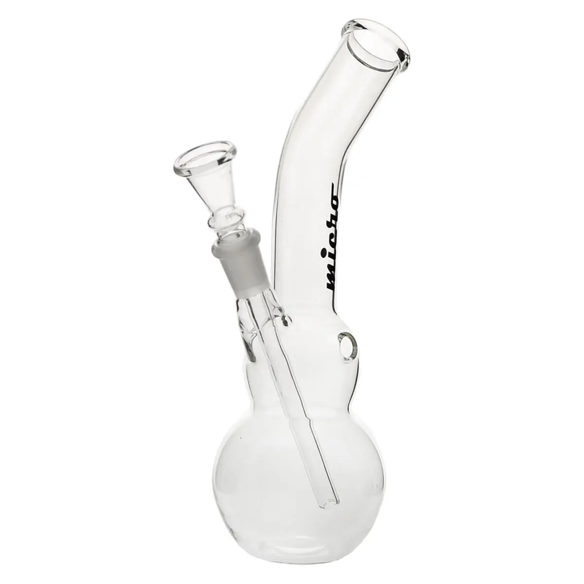 Micro bong avec 2 boules 22 cm