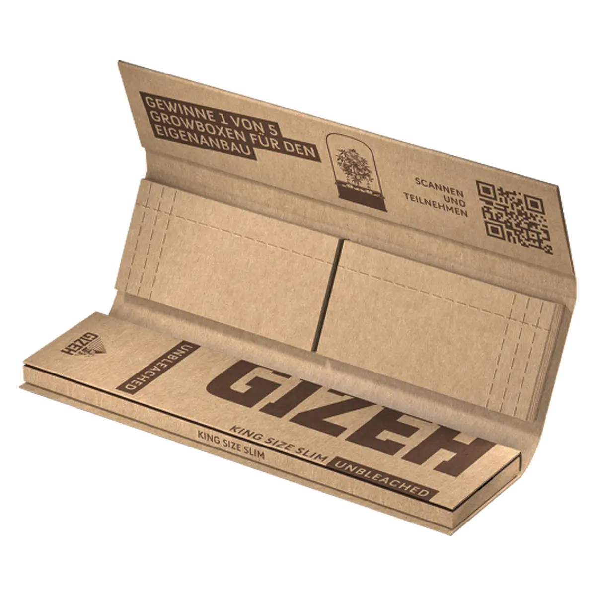 Gizeh Non Blanchi King Size Slim + Filtres