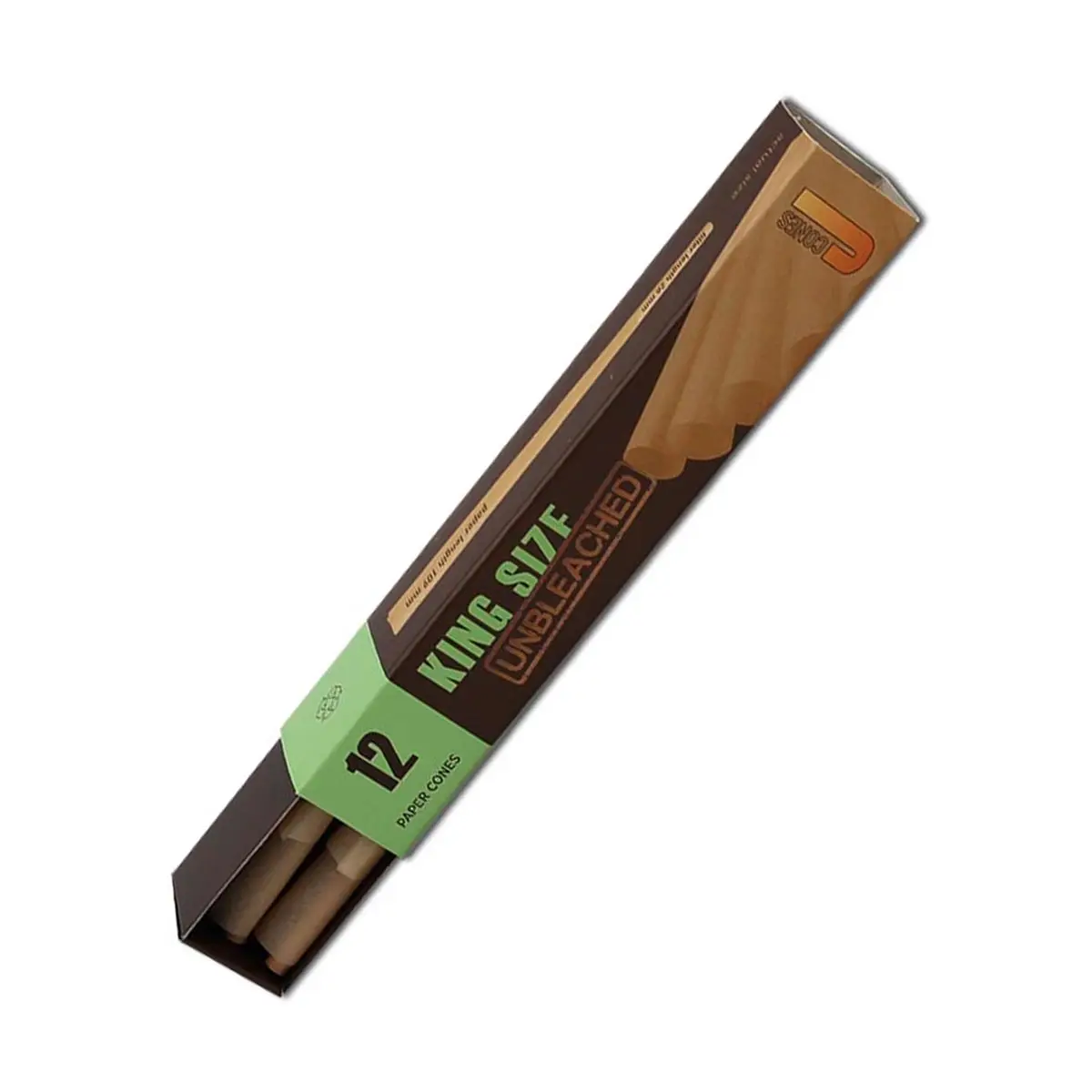 Cônes J-Ware non blanchis - King Size 12x