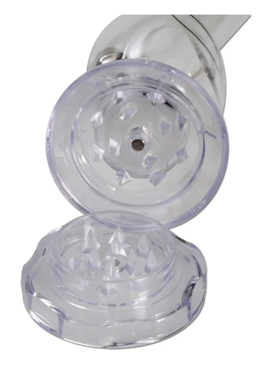 Mini Bong Acrylique + Moulin 17cm "Cone"