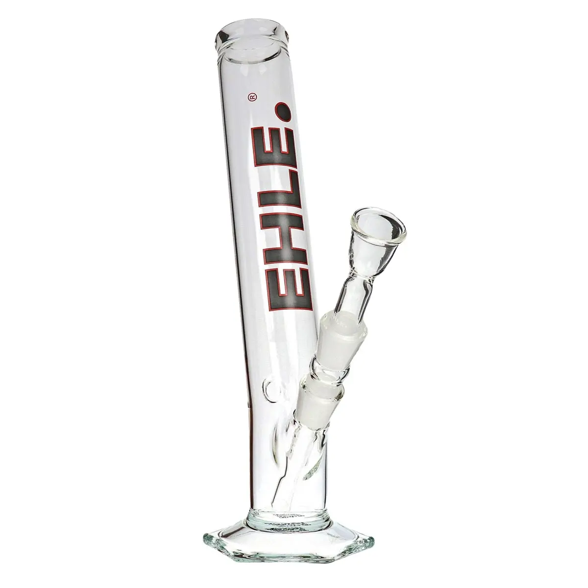 Ehle Bang arqué - 500ml - 18,8mm - noir-rouge
