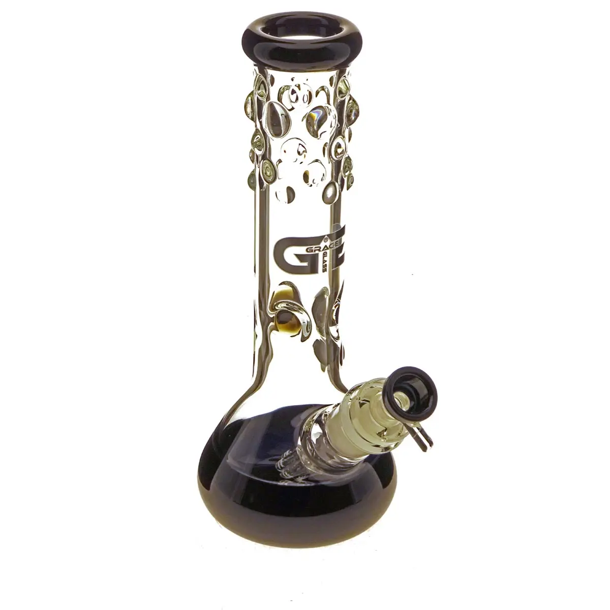 Grace Glass Bong en verre "Little Black Belle" 30cm