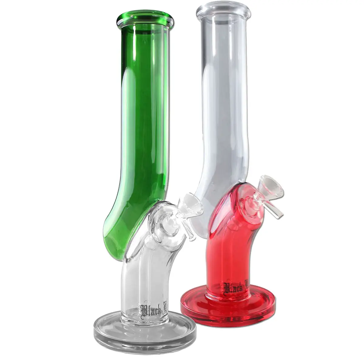 Bong en verre Black Leaf 'JL'