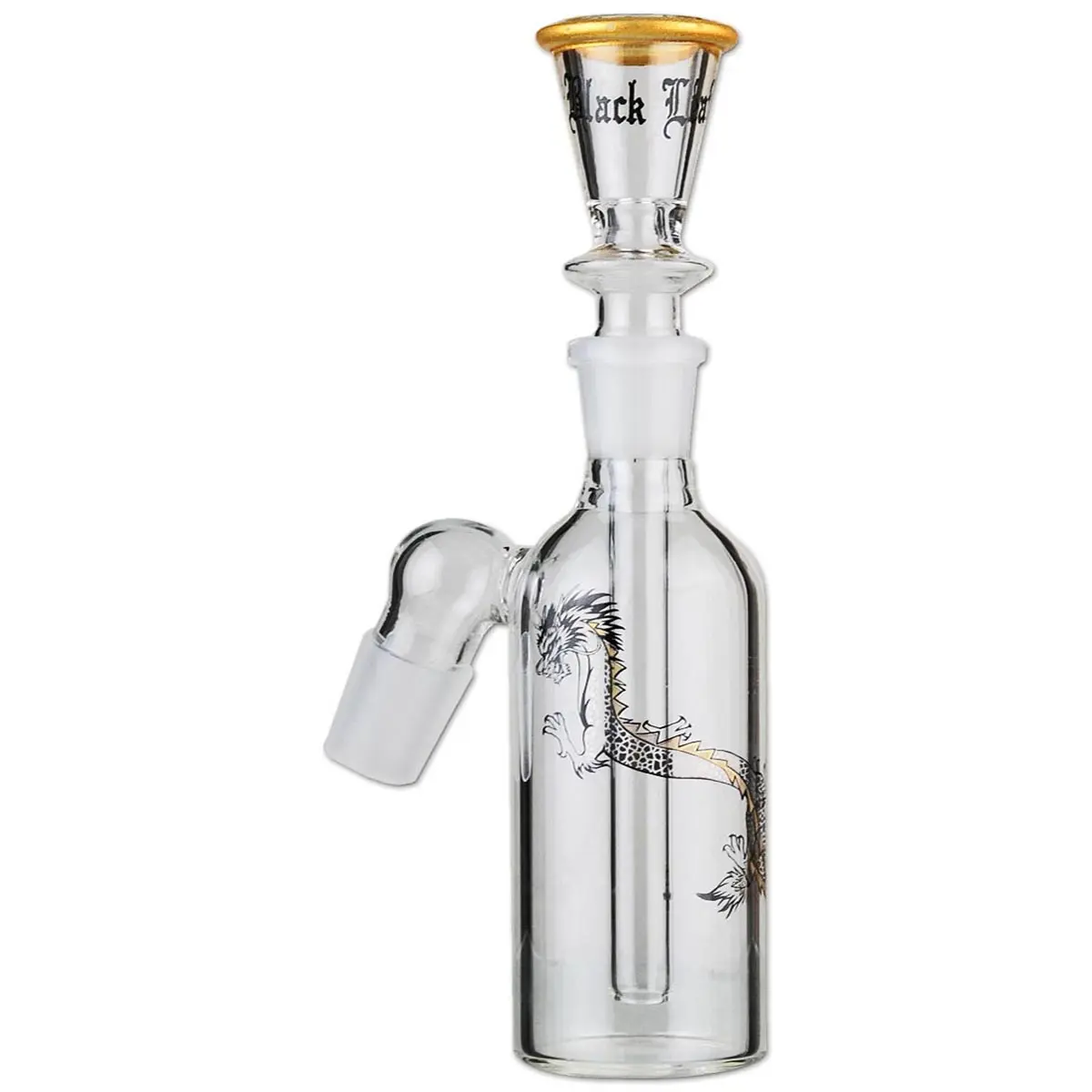Black Leaf Bong GTI Golden Dragon droit ICE