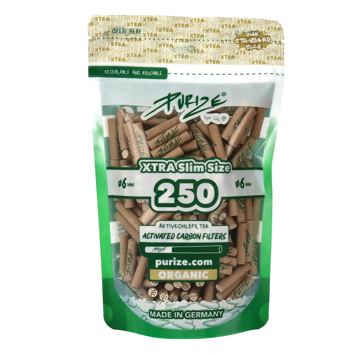 PURIZE® – XTRA Slim Size 250 organique