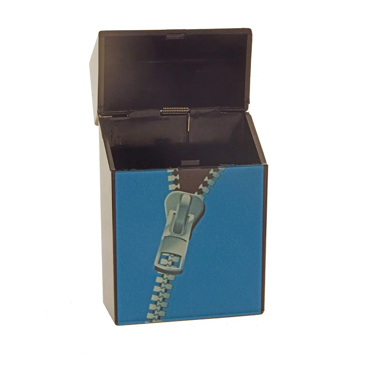 Boîte à cigarettes Zipper bleue