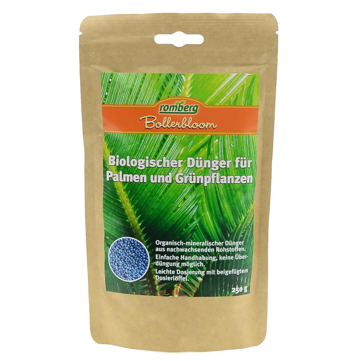 Engrais mixte pour palmiers et plantes vertes, à base minerale et organique, 250 g