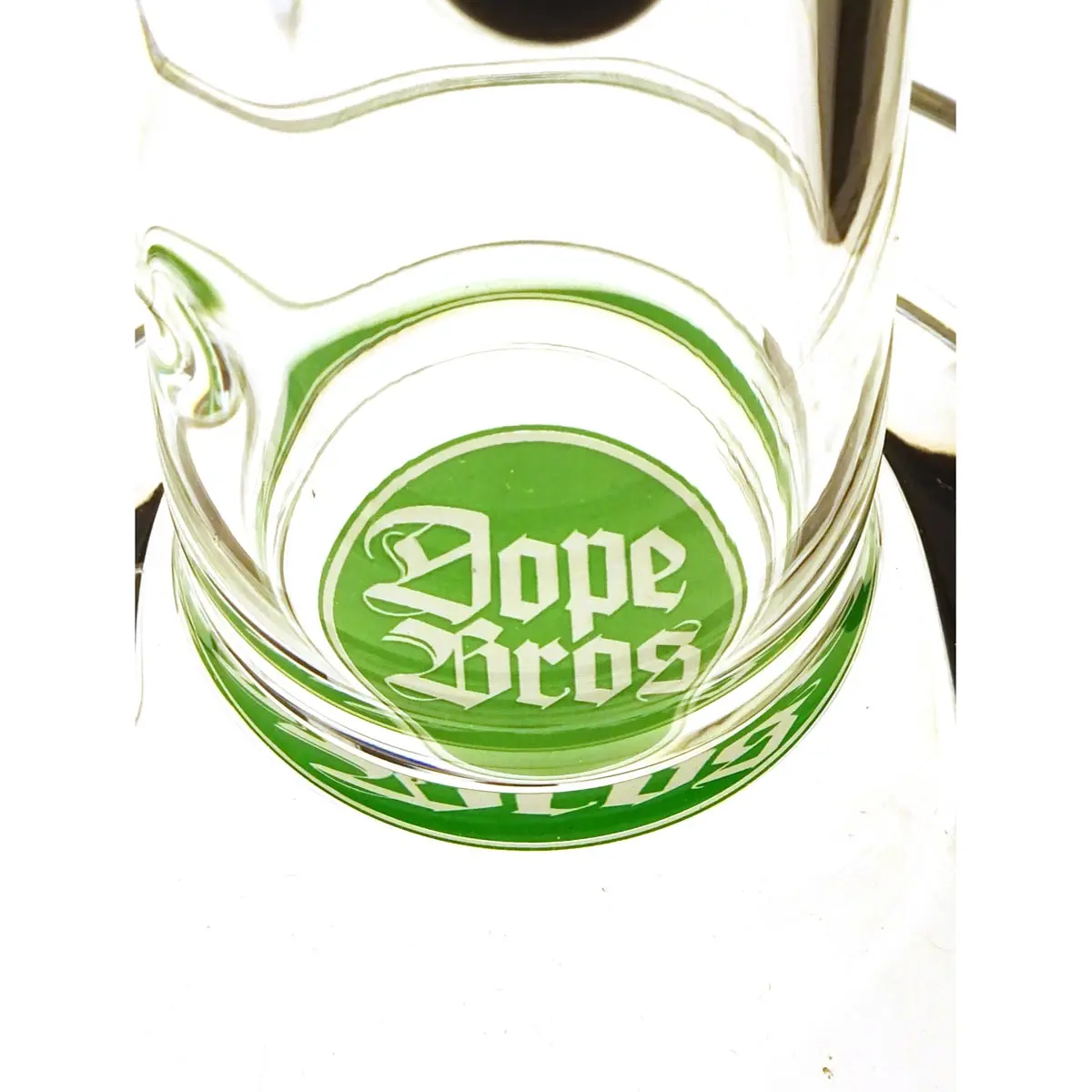 Bong Amsterdam Straight Skull 18.8 42cm Vert