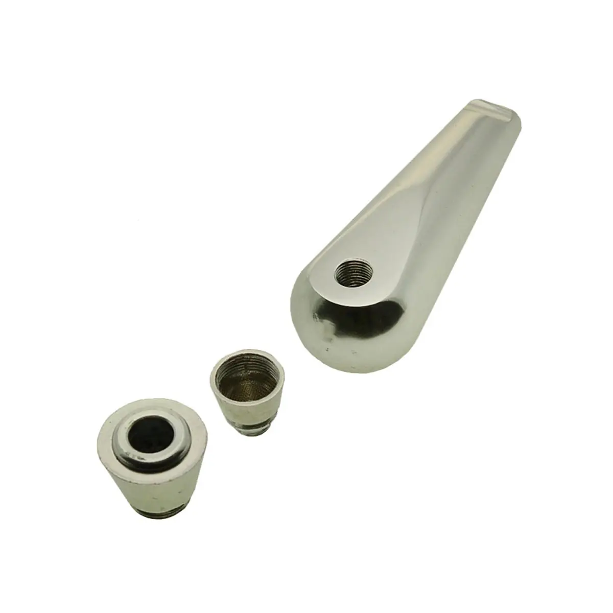 Pipe à vapo en aluminium "Blocky Pipester" 9cm