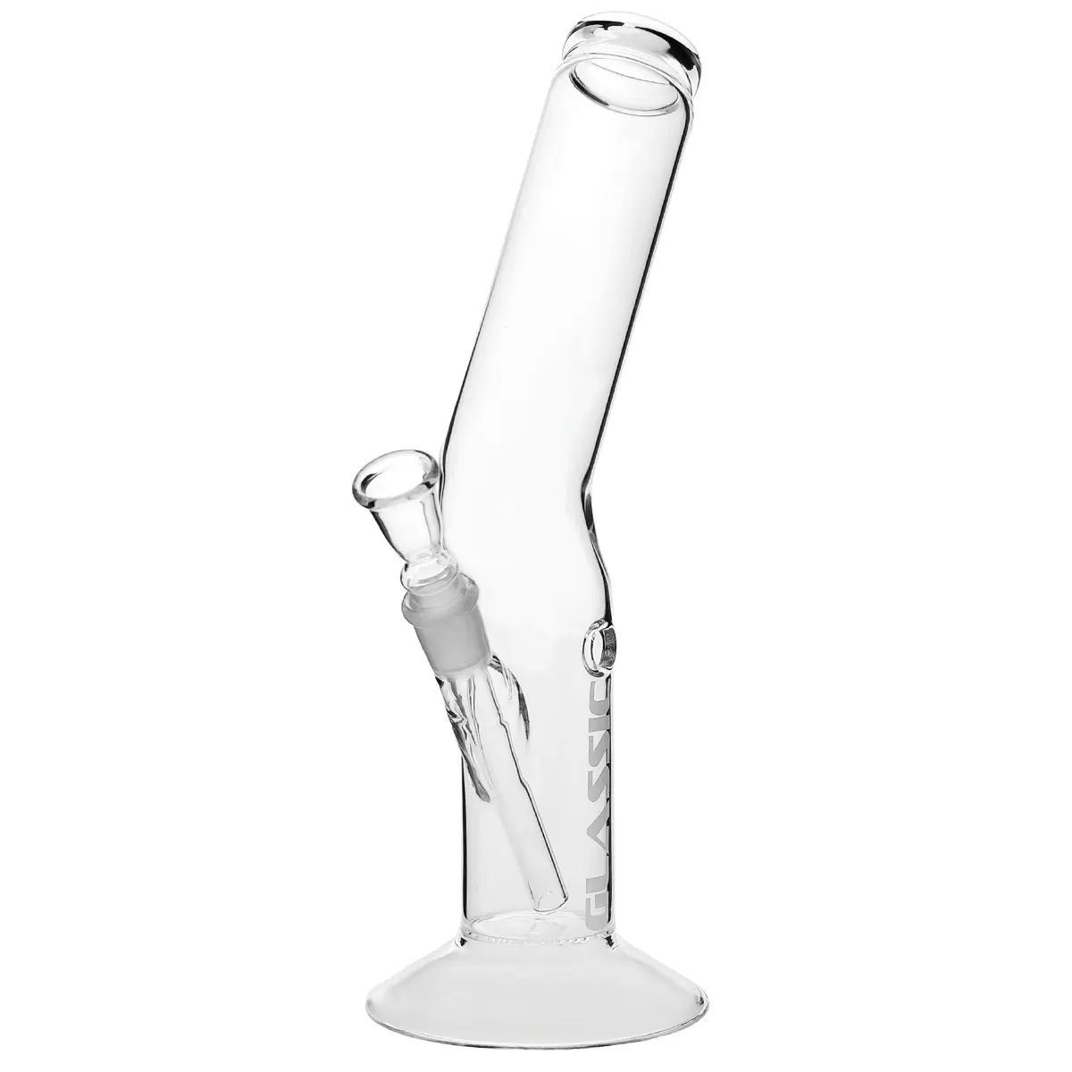 Glassic Bong en verre bombé 33 cm