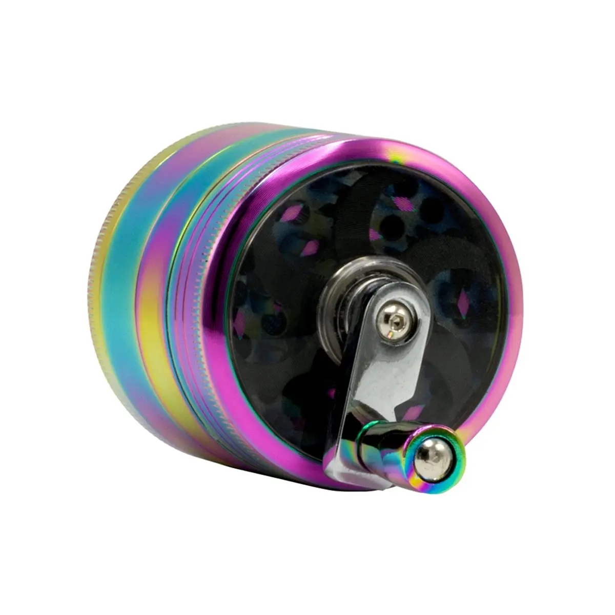 Grace Glass Amsterdam Broyeur à manivelle - arc-en-ciel 53mm