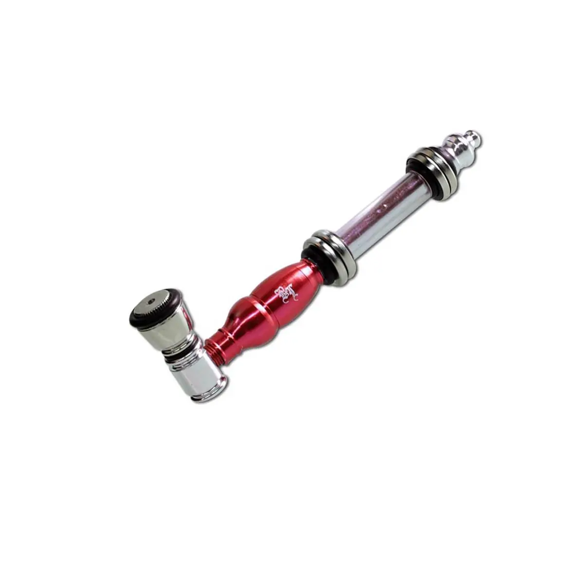 Pipe à charbon actif RR Kawumm avec adaptateur à vis - Rouge