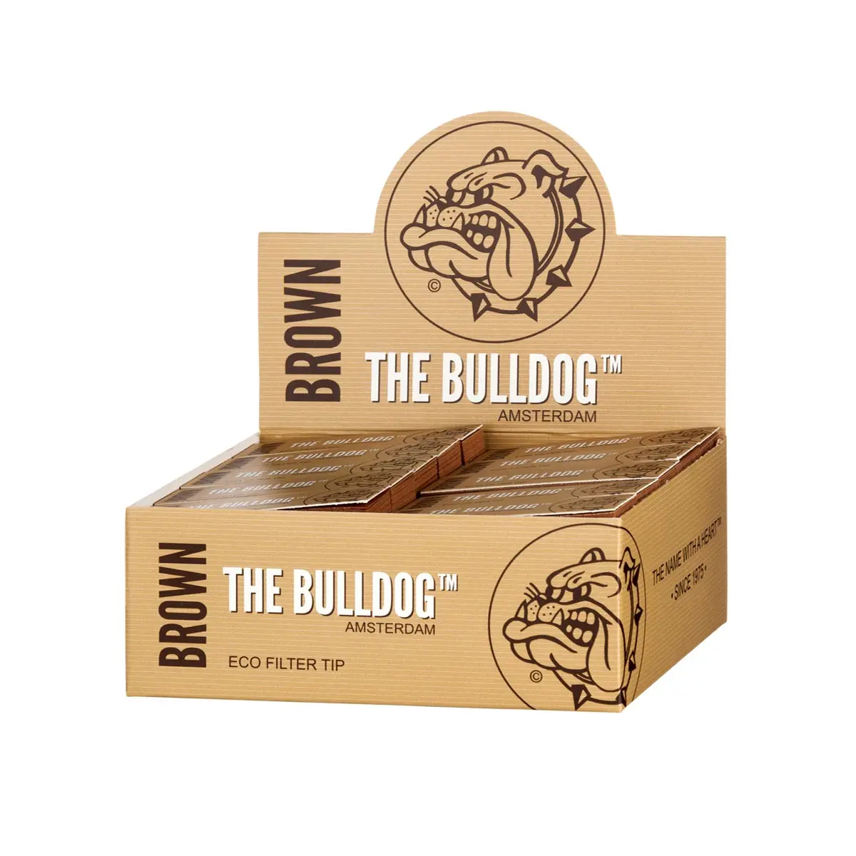 The Bulldog - Brown ECO Filtres en carton