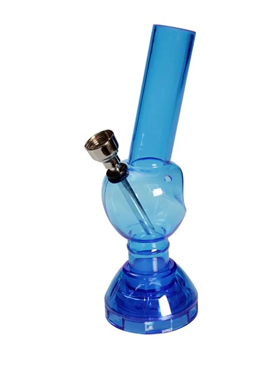 Mini Bong Acrylique + Moulin 17cm "Cone"