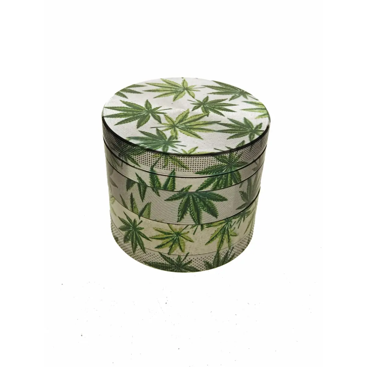 Grinder en aluminium avec tamis - 50mm - Feuilles