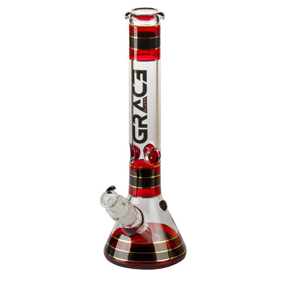 Grace Glass Bang 'Striped Series' - rouge