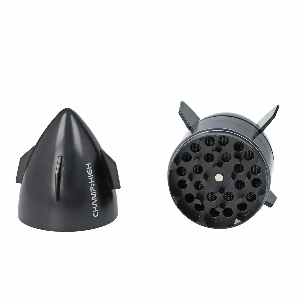 Broyeur Champ High 4 pièces 'Black Spaceship' 