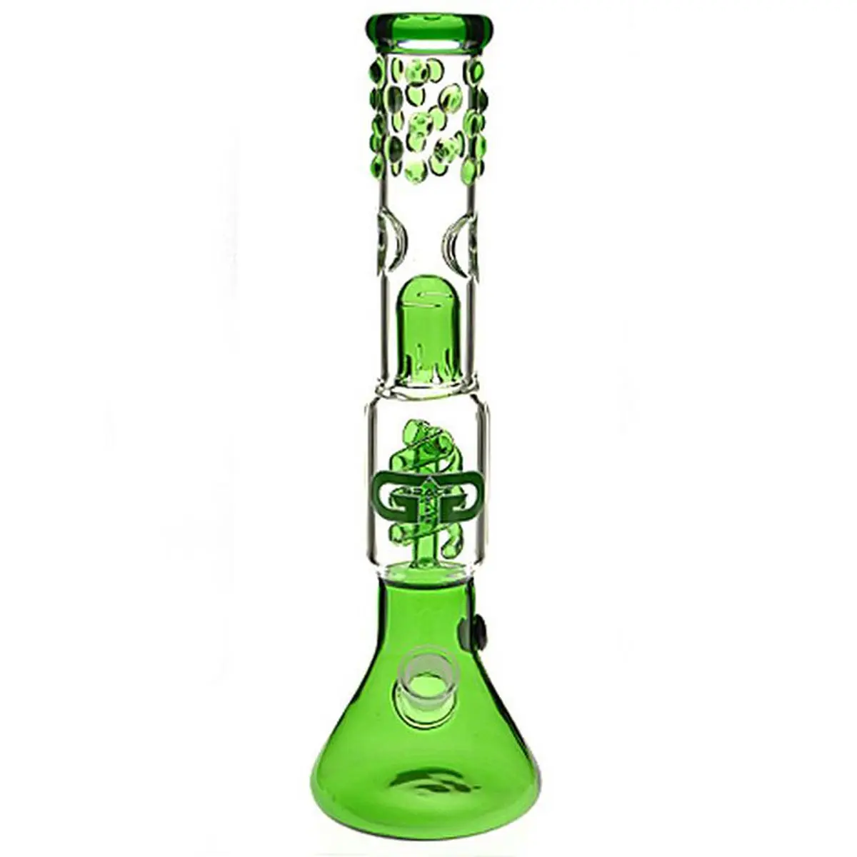 Grace Glass bang en verre "Lewd Green Lucy" 35cm