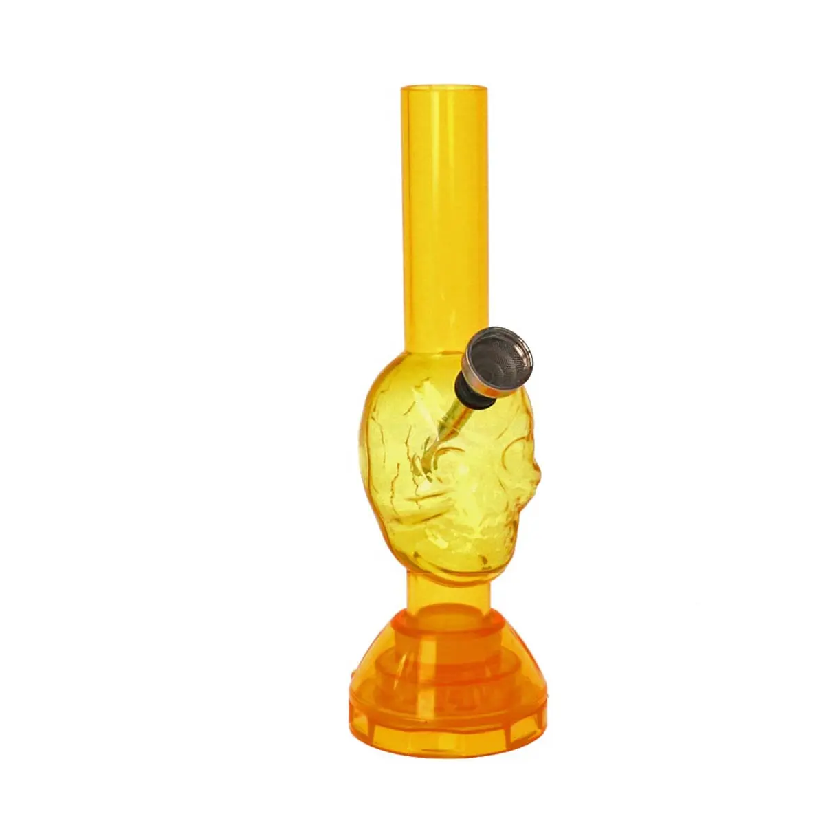 Mini Bong Acrylique + Moulin 17cm "Skull"