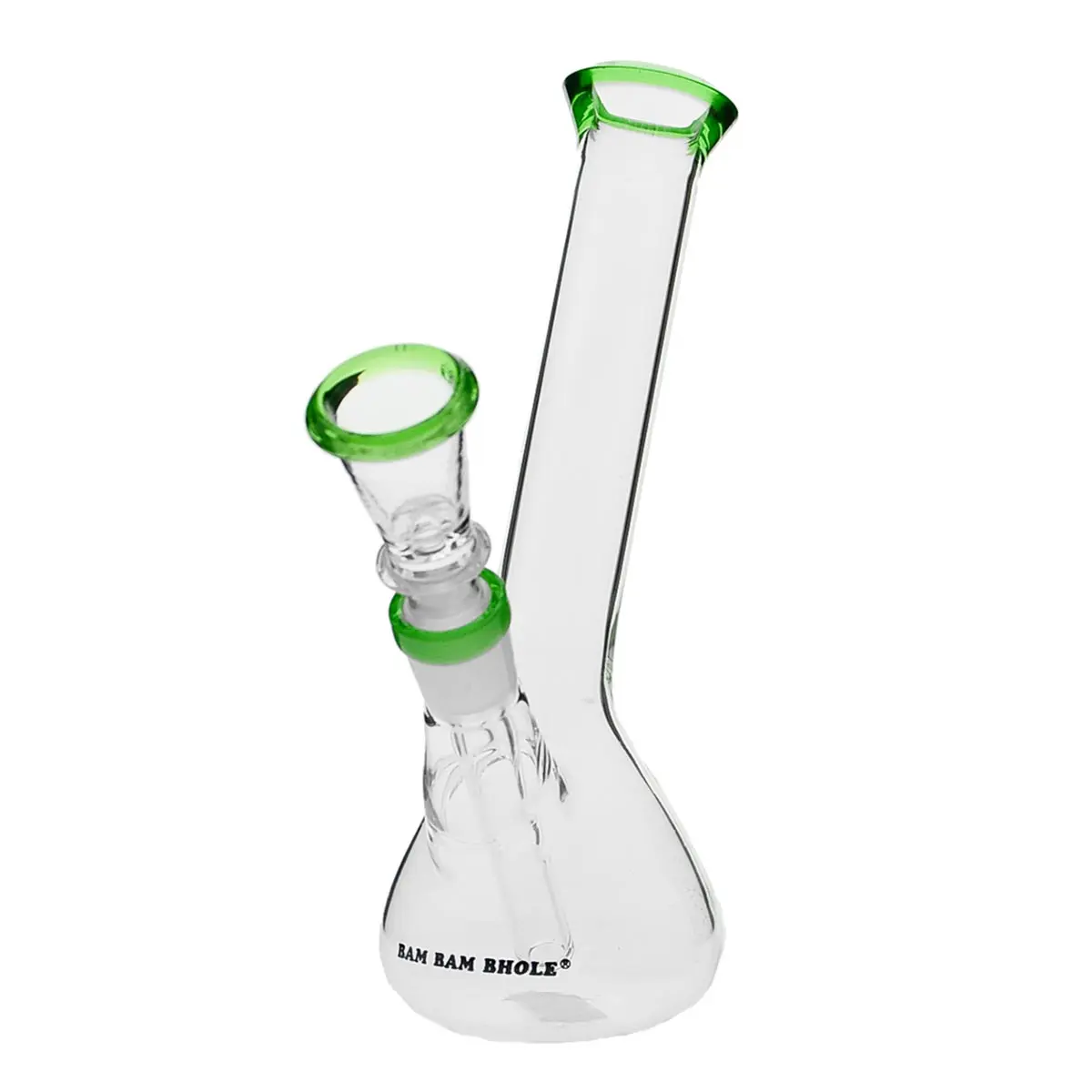 Bong en verre Mini Green Smoke - 14,5