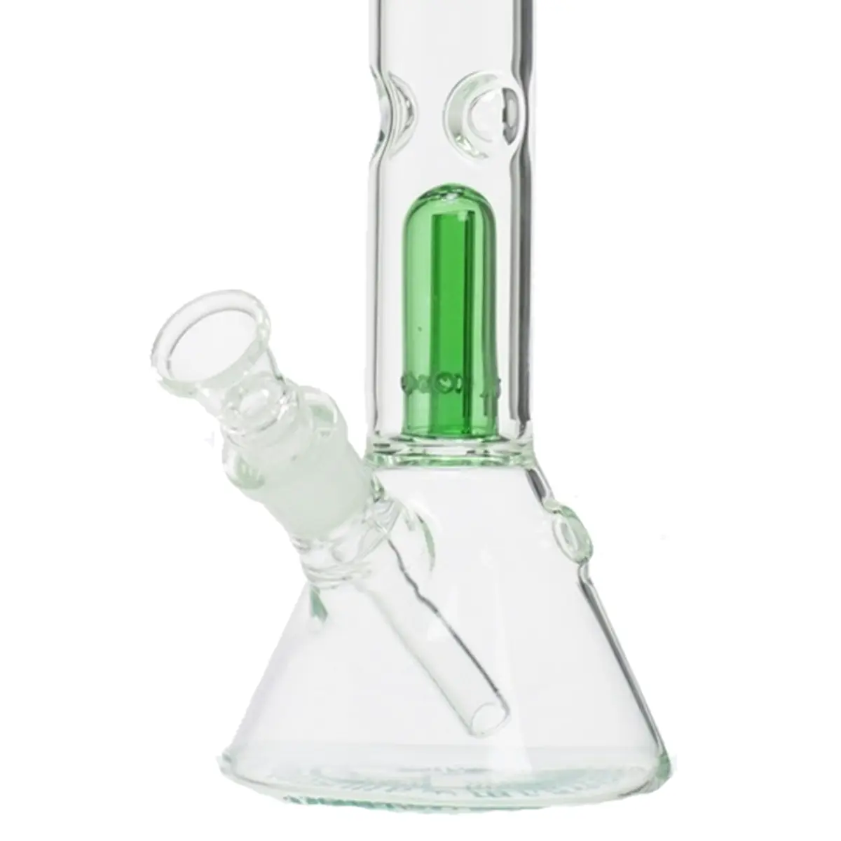 Amsterdam XXX Bong Erlenmeyer - 18,8 mm, 30cm - vert