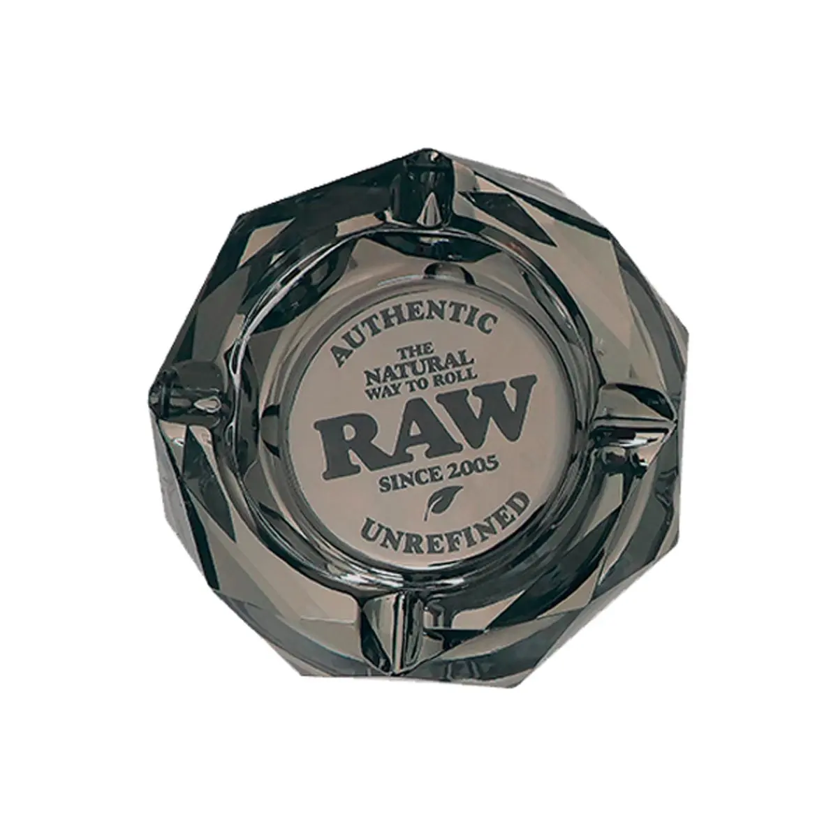 Cendrier de table RAW en verre 'Darkside'