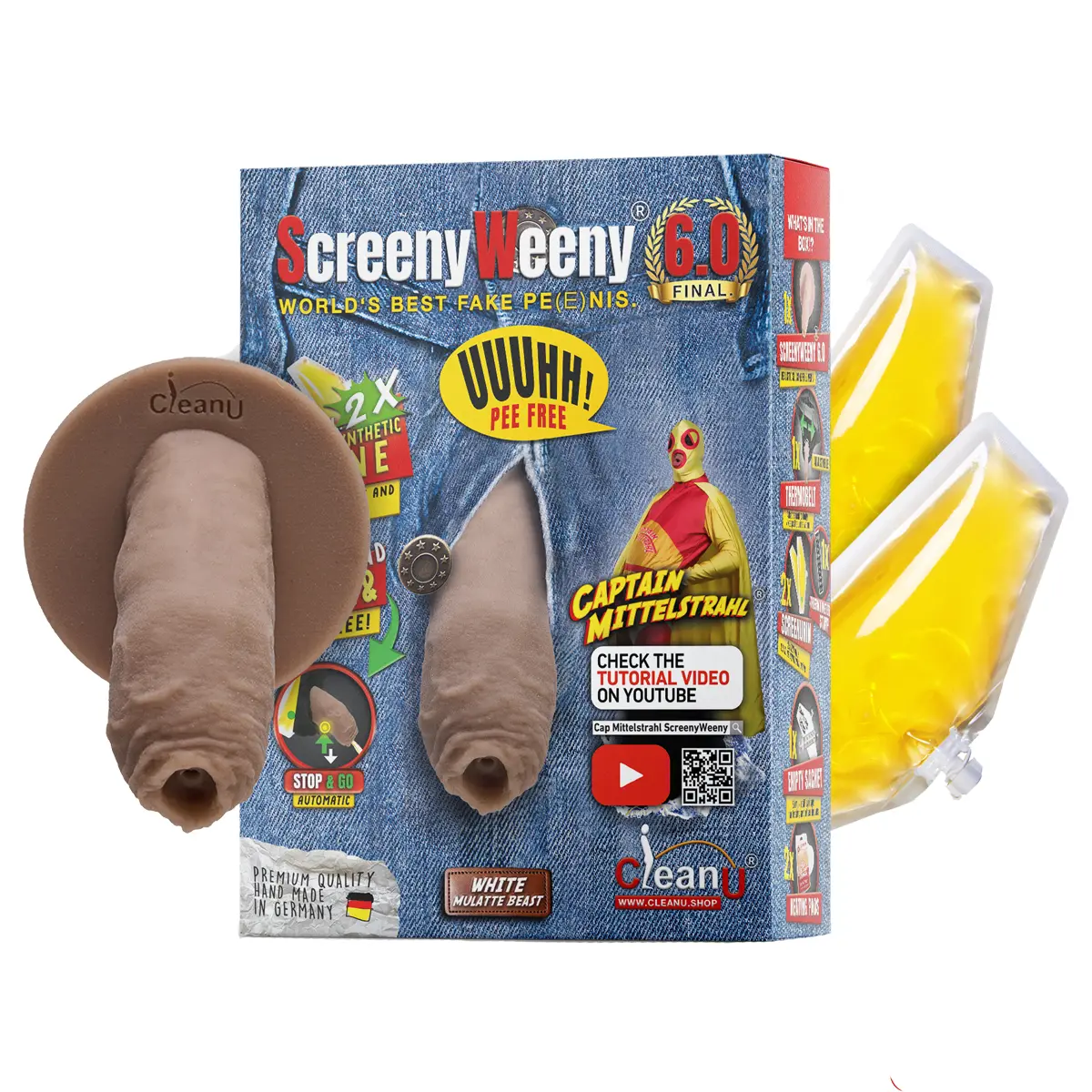 Screeny Weeny 6.0 blanc / mulâtre - Beast