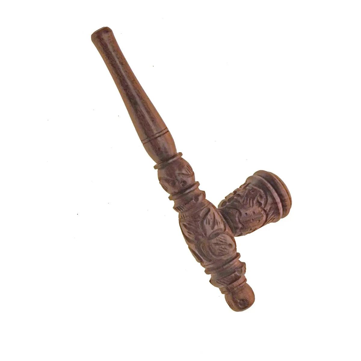 Pipe en bois avec insert en stéatite 14cm