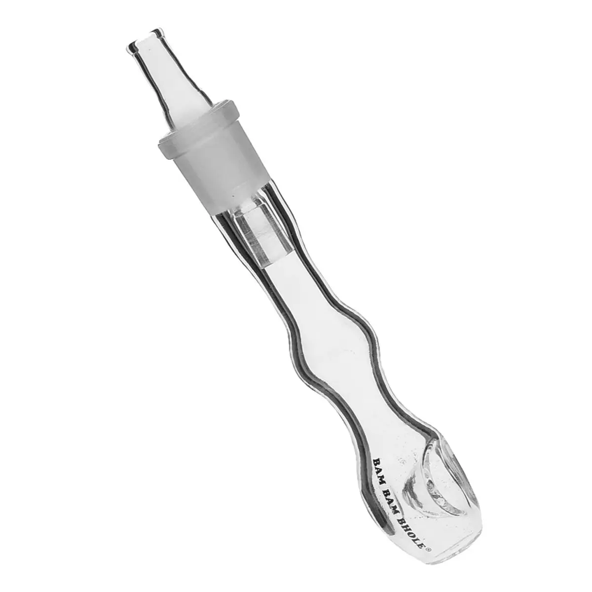 Pipe en verre pour filtres à charbon