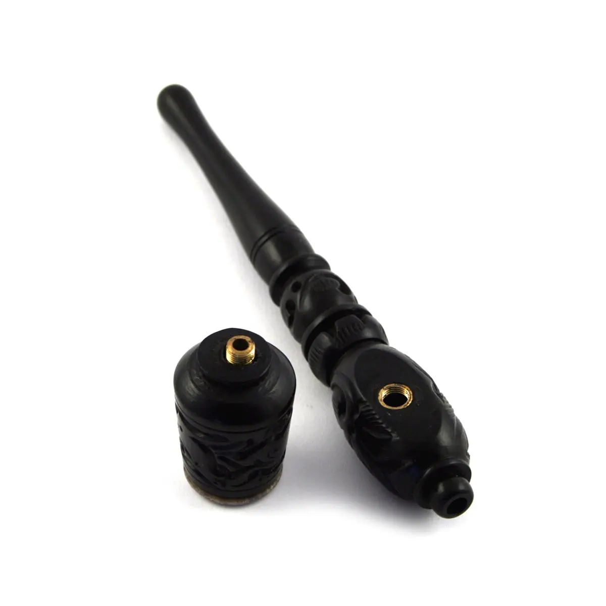 Pipe en bois avec filtre de stéatite