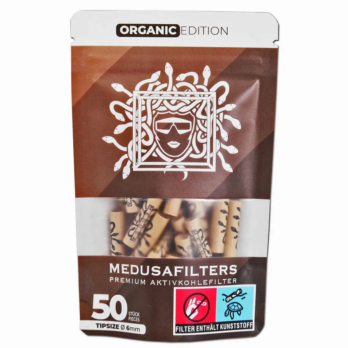 Filtre à charbon actif Medusa 6mm