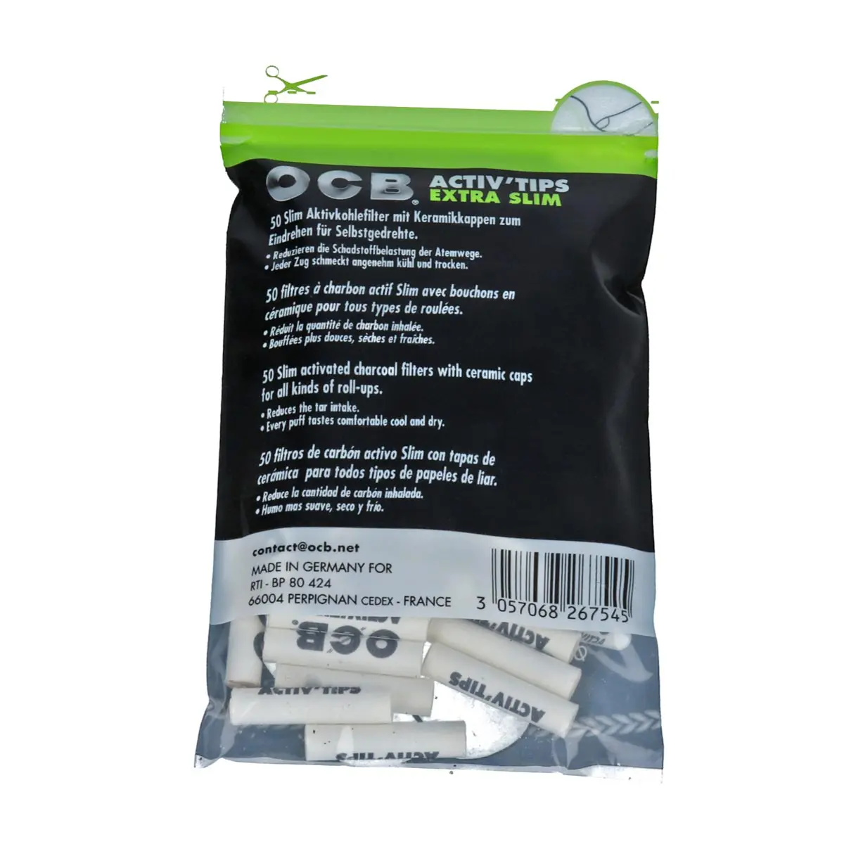 OCB Activ' Tips Extra Slim 6mm